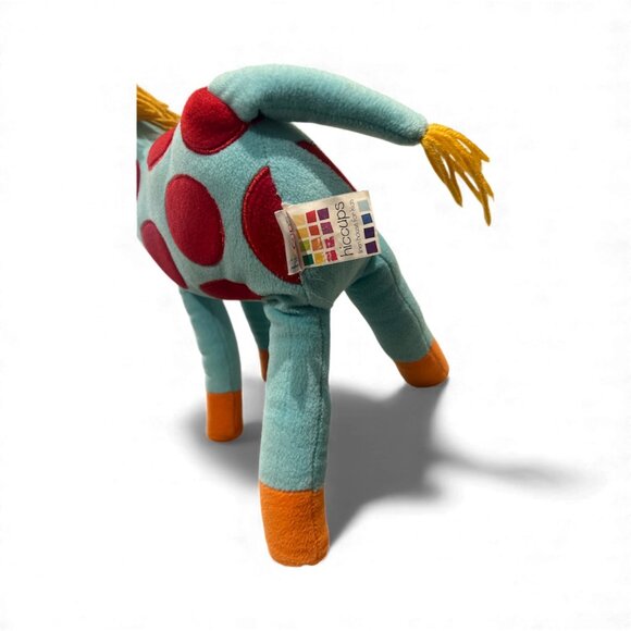 HICCUPS Linen House for Kids Plush Giraffe Polka Dots Colourful 22" High - Picture 6 of 6